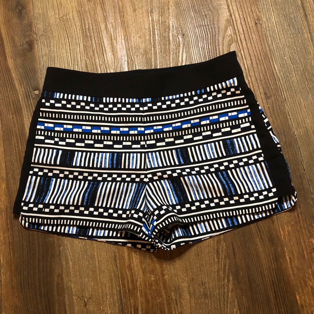 J Crew Geometric Print Shorts Size 8